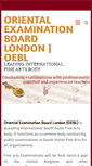 Mobile Screenshot of oebl.co.uk